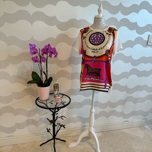 Small run Hermes scarf-style tshirt Shari’s Place